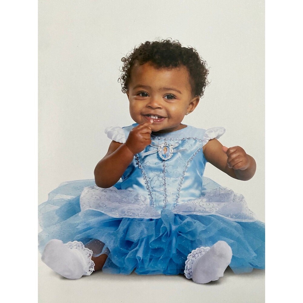 Brand new Disney Cinderella Halloween Costume dress  toddler size 12-18 month
